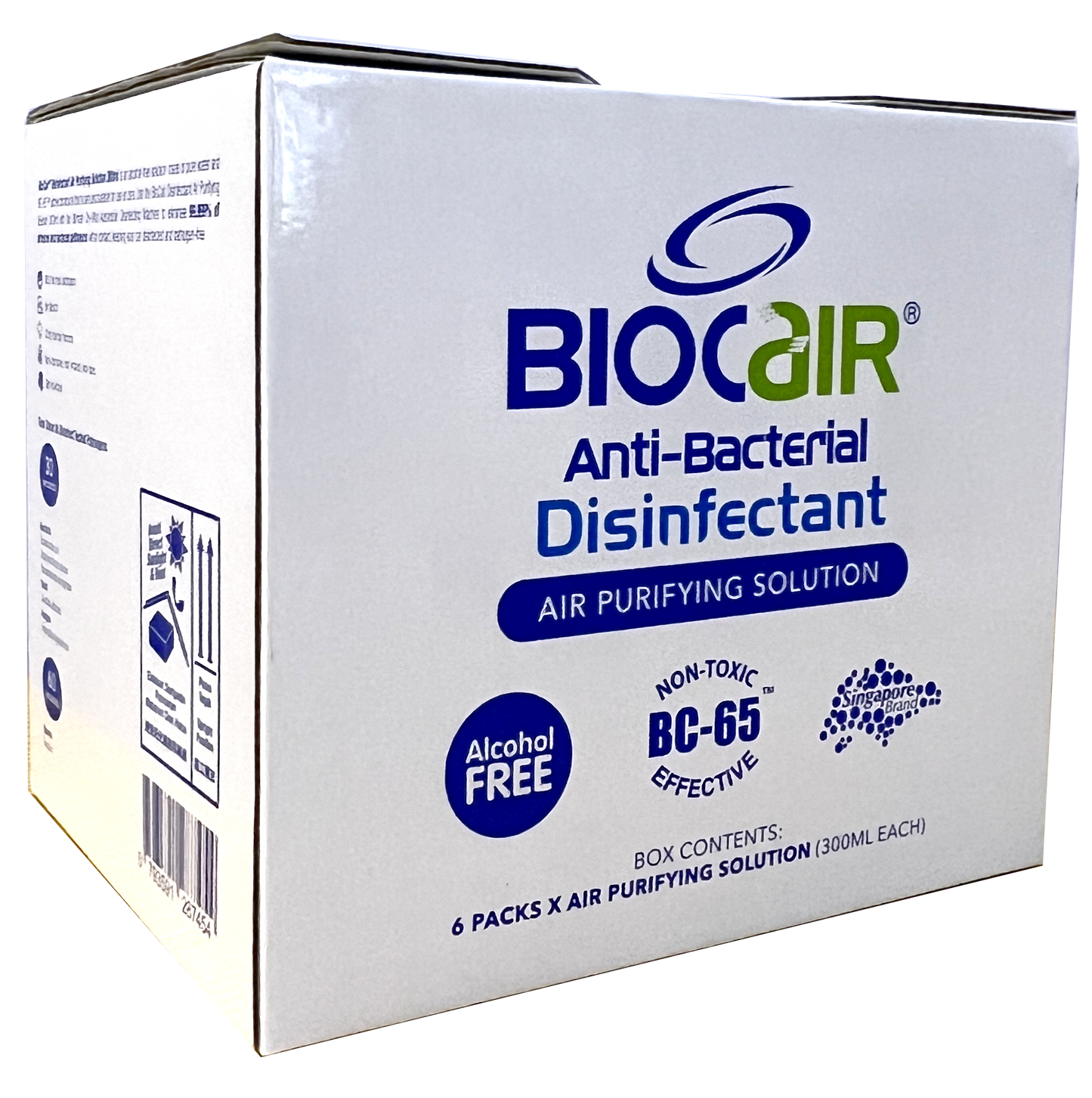 1 Box of 6 Disinfectant Anti Purifying Solution (300ml)