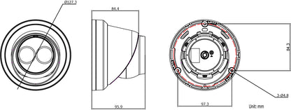 TruVision™ Smart IP Turret Camera, 2MP [TVGP-M01-0201-TUR-G]